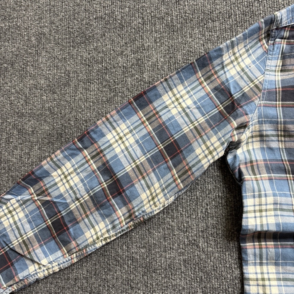 Frank & Eileen Barry Plaid Flannel Shirt Women's Large Cotton Button Long Sleeve - Picture 10 of 15